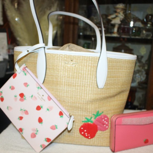 kate spade Bags Nwts Kate Spade Picnic In The Park Tote Pouch And Wallet Darling Poshmark